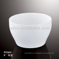 Sano estilo japón blanco especial durable consomme bowl con mango